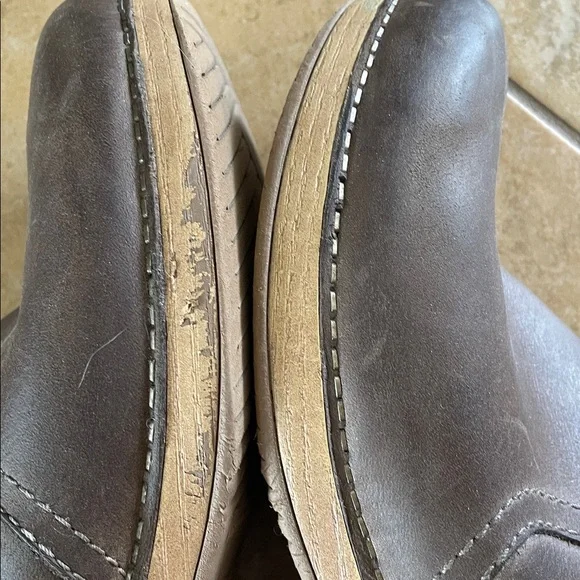 Dansko Women's Barbara Clog Boot Taupe Nubuck Size 40 9-9.5 - Picture 10 of 13